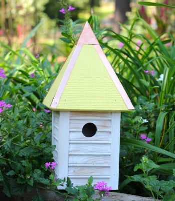 Heartwood Gatehouse Bird House - Yellow 089H