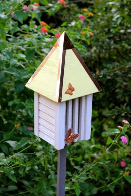 Heartwood Flutterbye Butterfly House - Yellow 095H