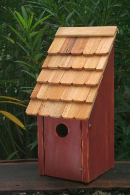 Heartwood Bluebird Bunkhouse Bird House - Redwood 192D