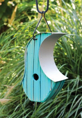 Heartwood Mod Pod Bird House - Turquoise 234D