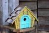 Heartwood Prairie Home - Yellow with light blue door 183A