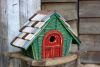 Heartwood Prairie Home - Green with red door 183C