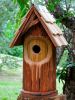 Heartwood The Woodcutter Bird House - Antique Cypress/Shingled Roof 204A