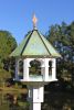 Heartwood Carousel Cafe Feeder - White Cellular PVC/Verdigris Copper Roof 219B