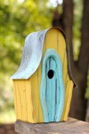 Heartwood LanceLoft Bird House - Yellow/Turquoise Door 236A