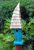 Heartwood Birdiwampus Bird House, Turquoise 247D